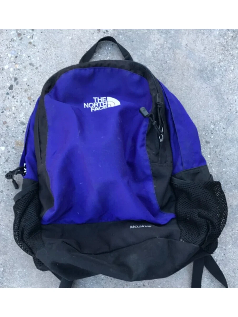 The North Face Mojave Backpack Purple and Black No Hole, Tears has Pilling Dirt